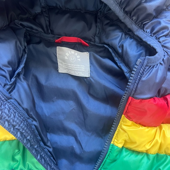 Primary Multicolor Puffer Jacket - Picture 2 of 2